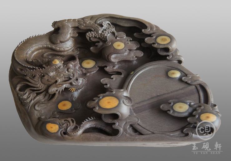 游龙戏珠砚（已出售）