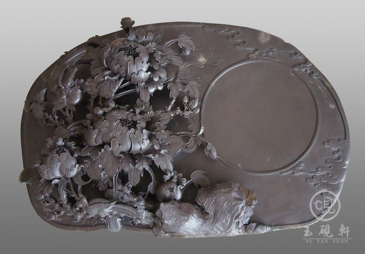 花开富贵砚（已出售)