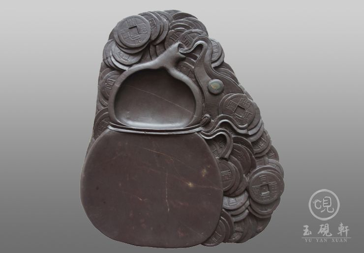 葫芦金钱砚（已出售）